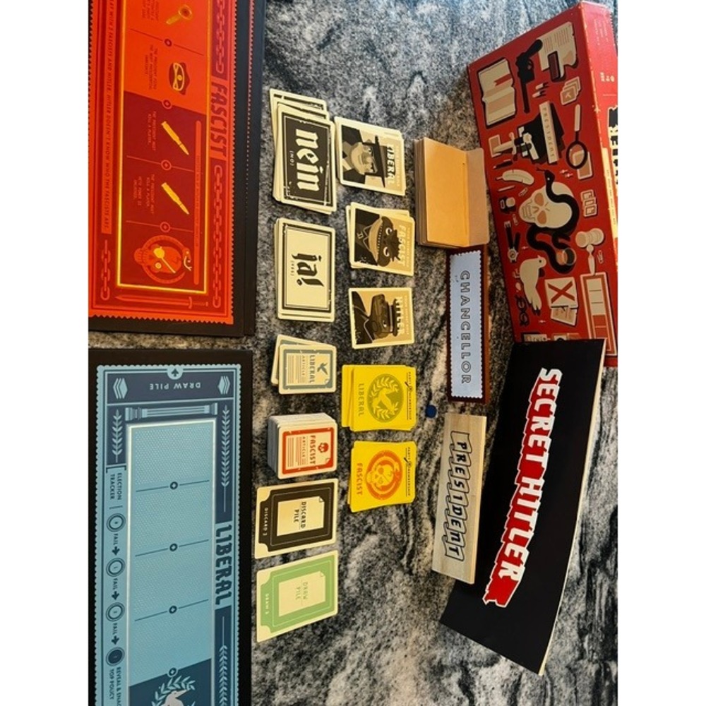 Secret Hitler popular dramatic social deduction board game set in 1930s Germany